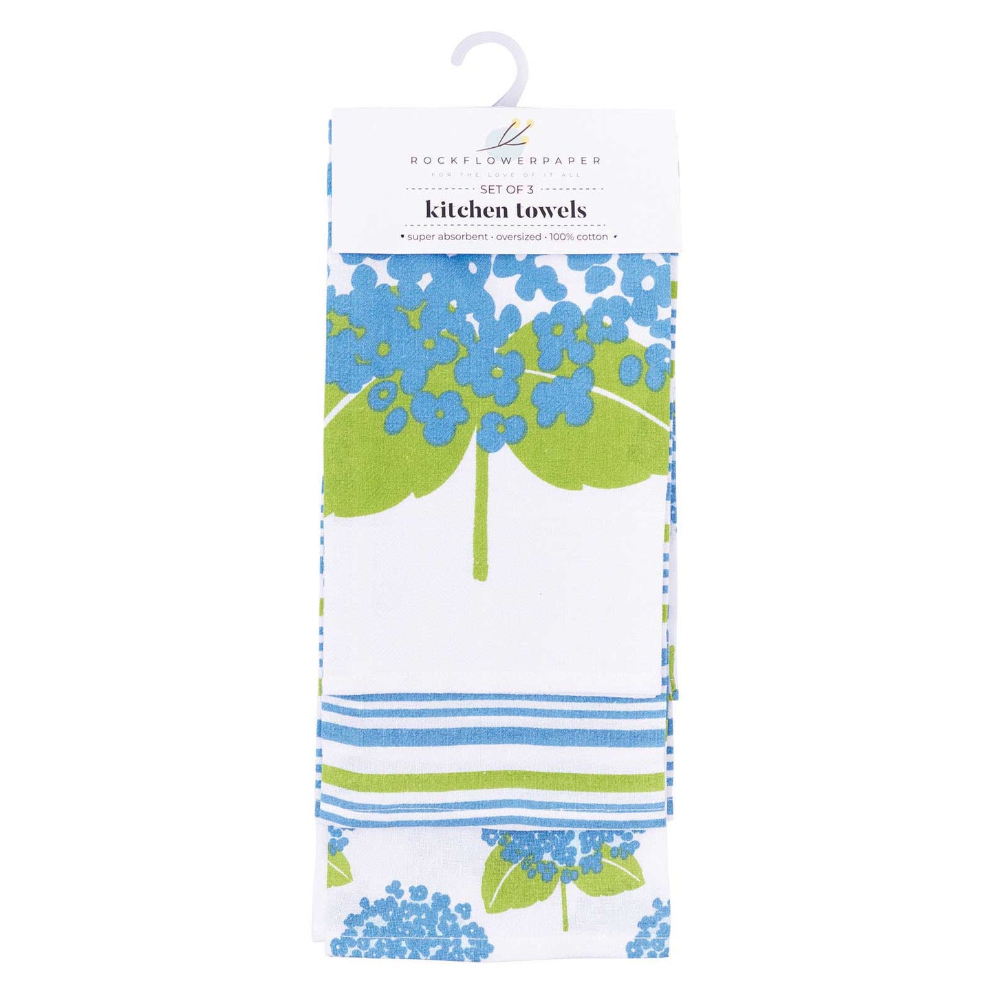 Hydrangea Cotton Kitchen Towels