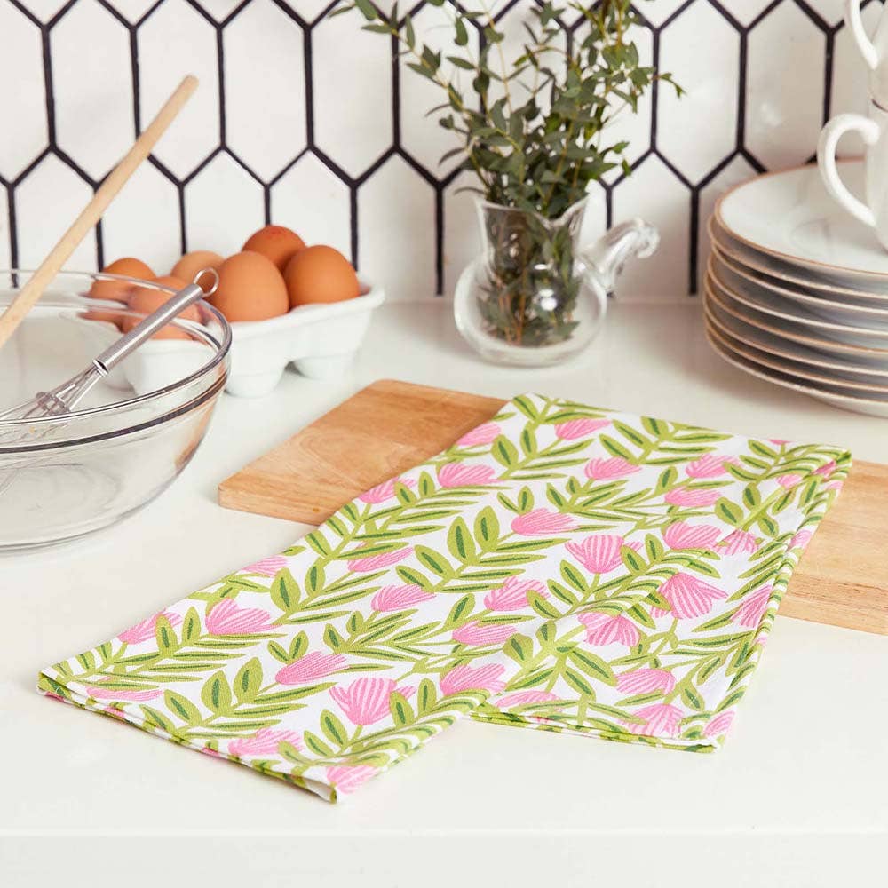 Poppy Papaver Cotton Kitchen Towels