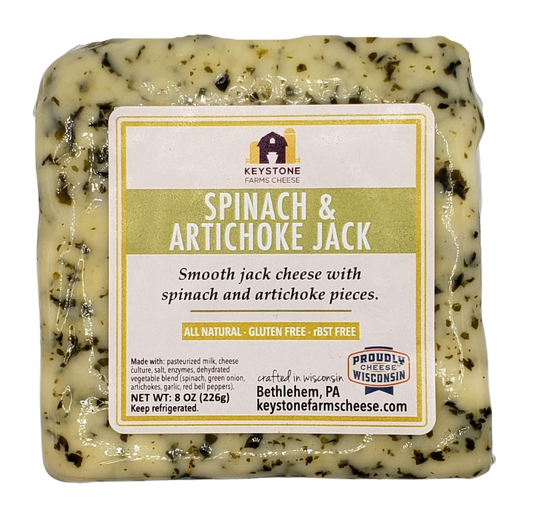 Spinach & Artichoke Jack Cheese