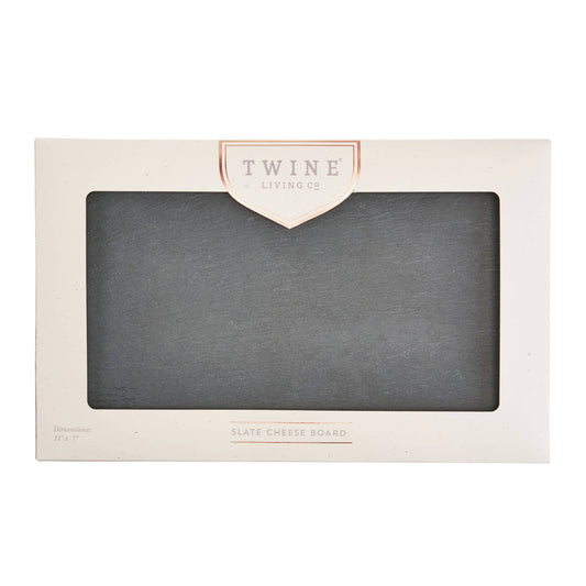 11 inch Slate Cheese Board with Natural Edges Includes Chalk