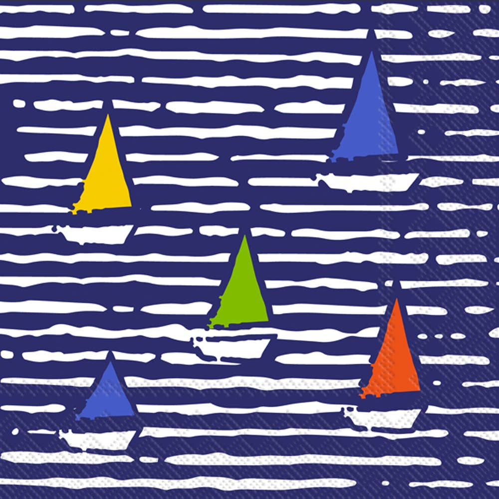 Waterline Boats Paper Cocktail Napkins