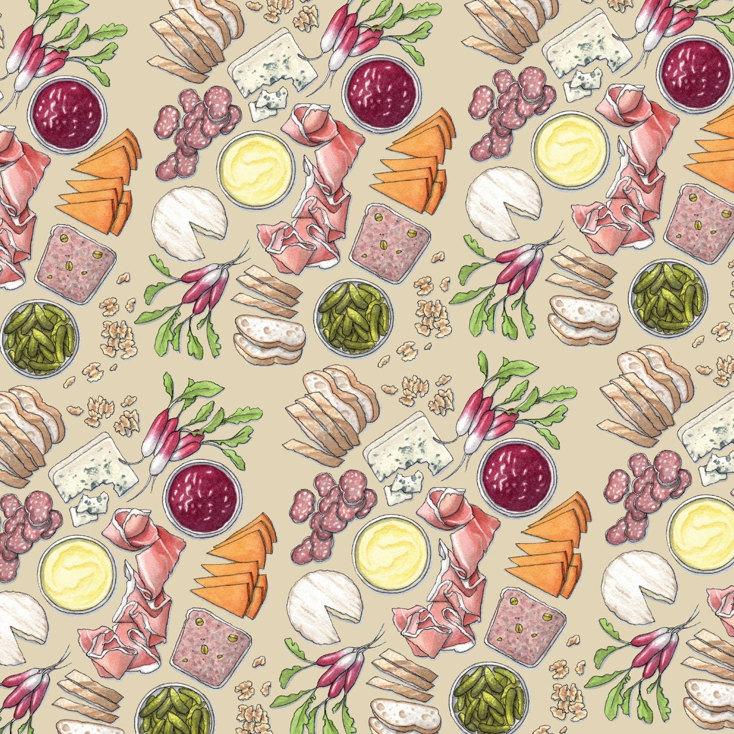 Gift Wrap / Charcuterie French Boards