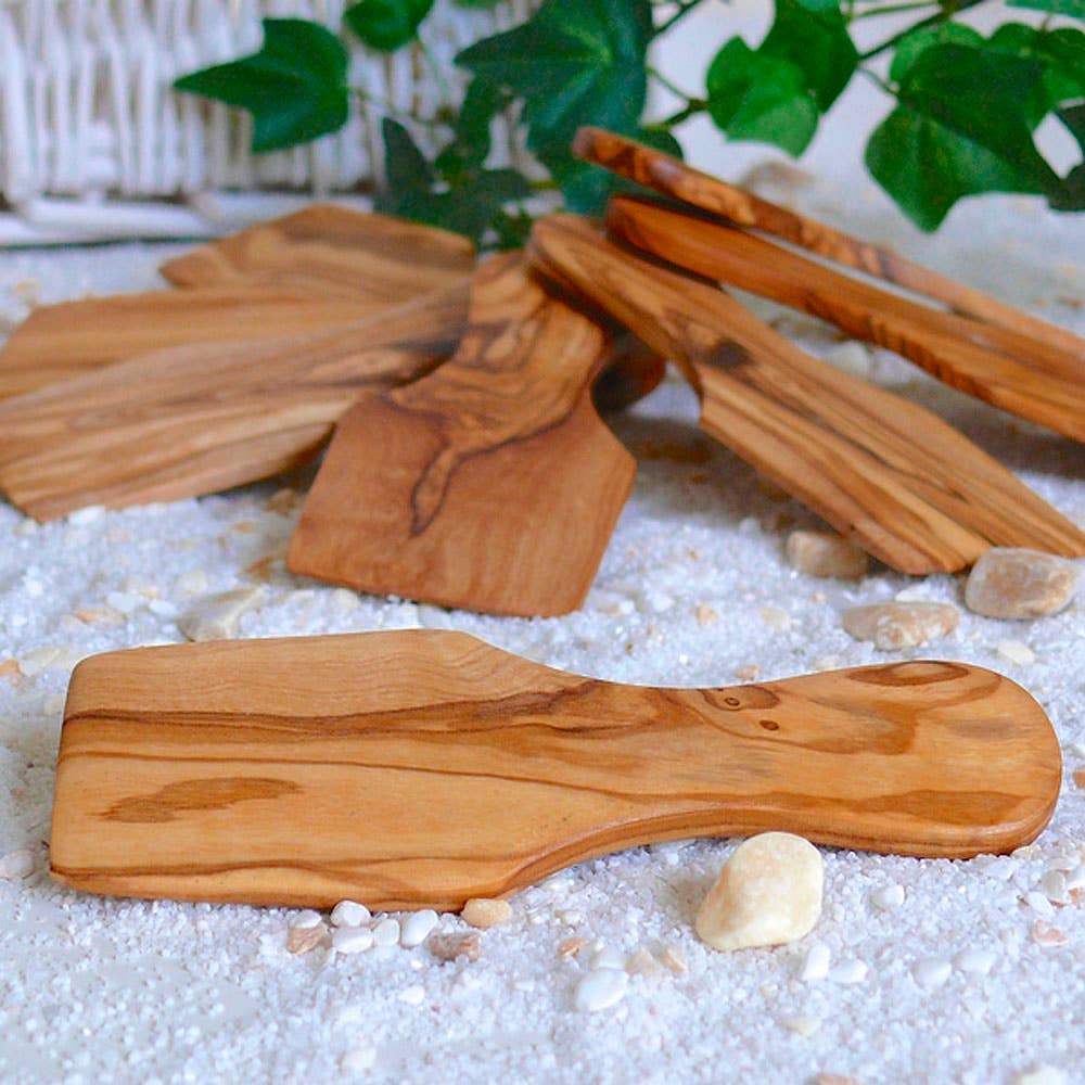 Olive Wood Raclette Spatulas