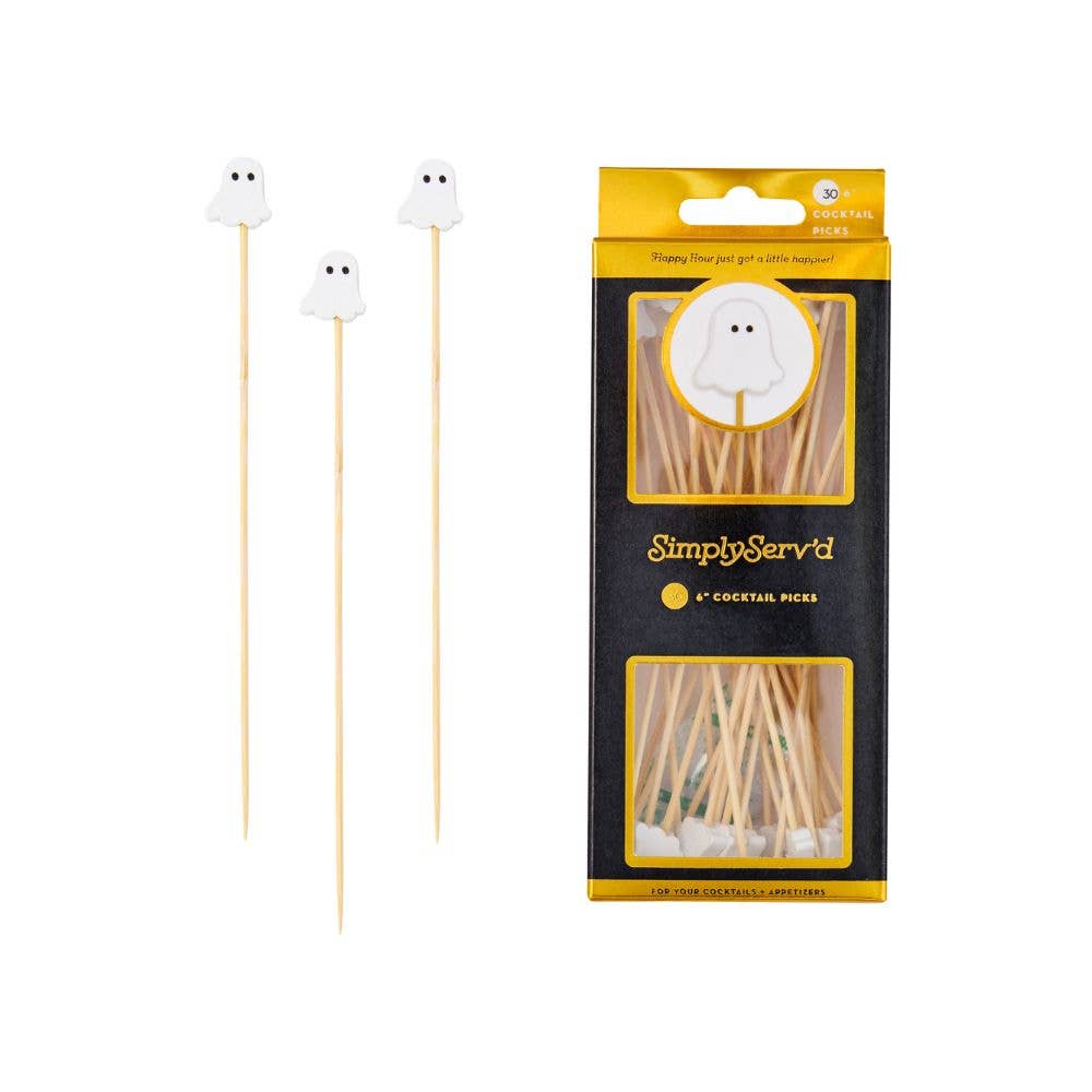 Haunted Halloween Large Cocktail Picks/30pk