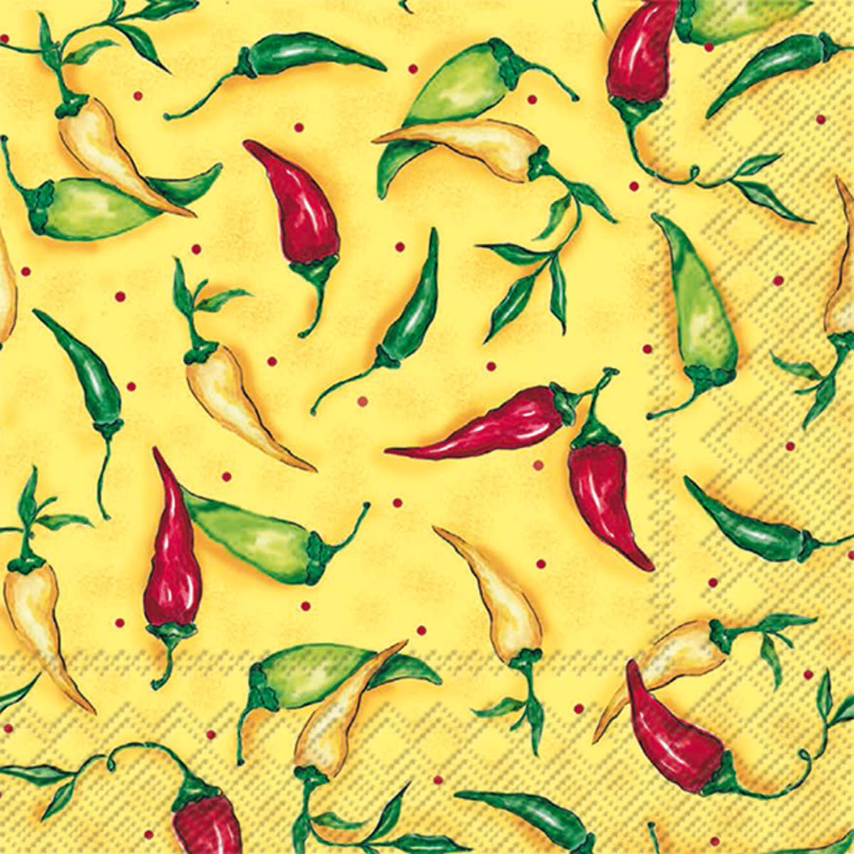 Hot Chili Pepper Cocktail Napkins