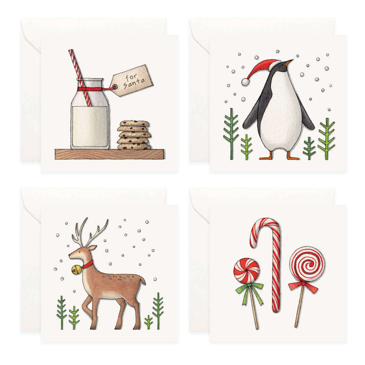 Mini Cards Set / A Merry X'mas