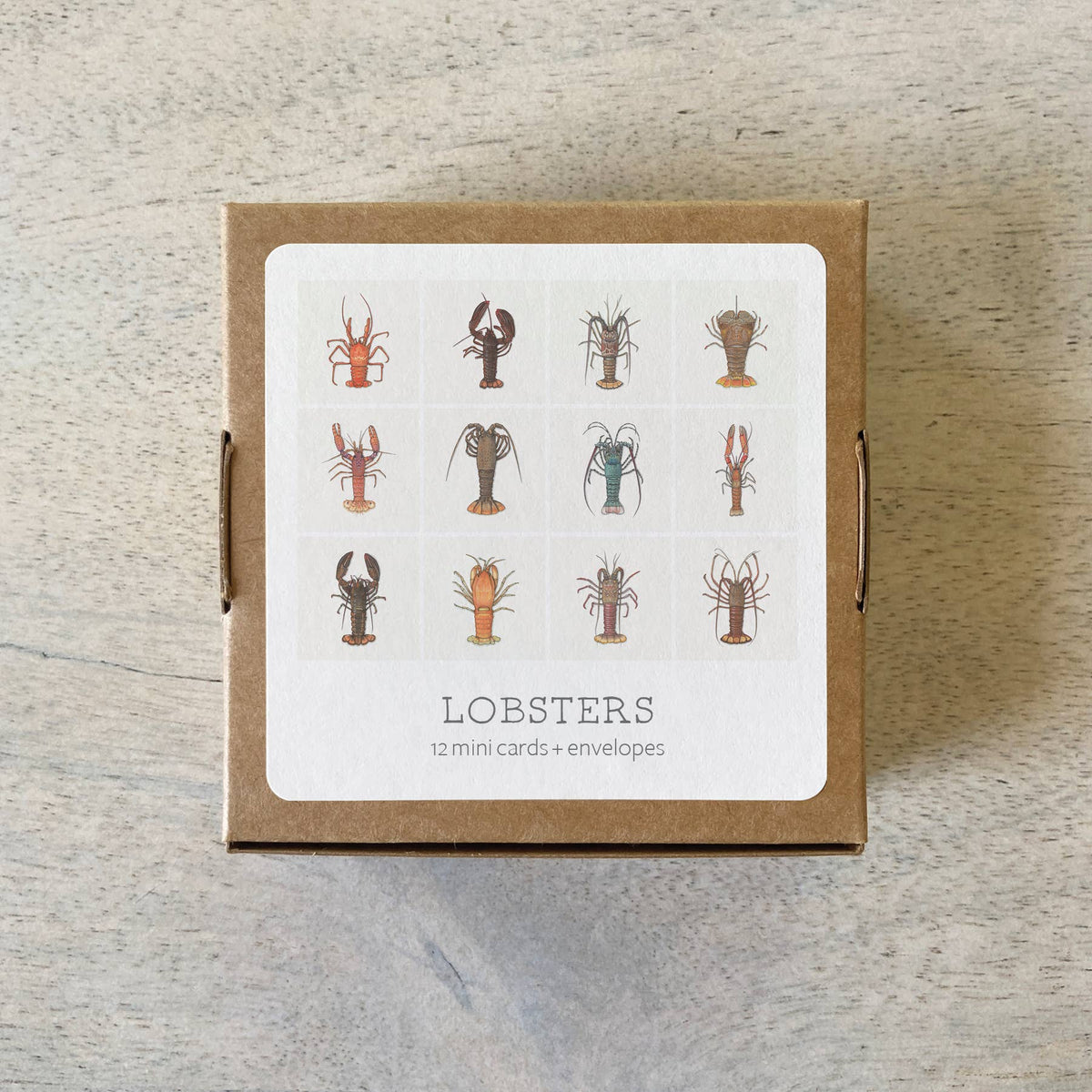 Mini Cards Set / Lobsters