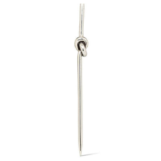 Silver Knot Cocktail Pick