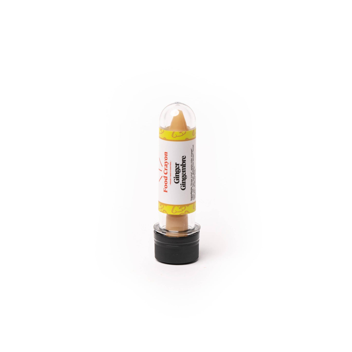 Ginger Food Crayon w/Sharpener