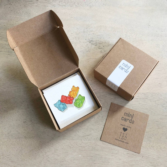 Mini Cards Set / Candies & Sweets