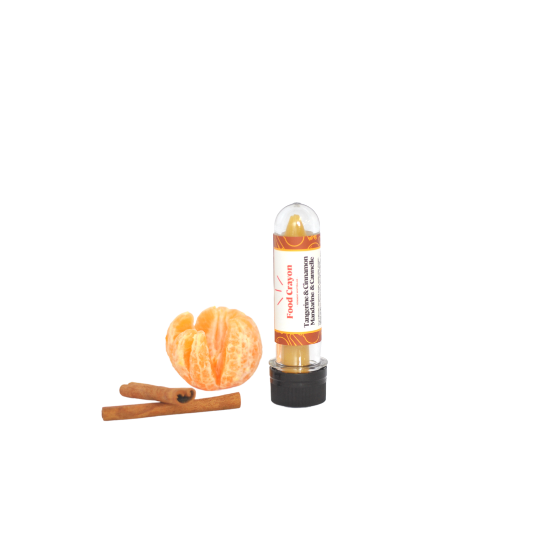 Food Crayon Seasonal - Fig, Carrot Orange Ginger, Tangerine